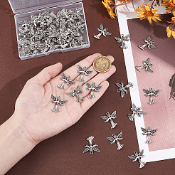 50Pcs Tibetan Style Alloy Pendants&nbsp;TIBEP-UN0001-16
