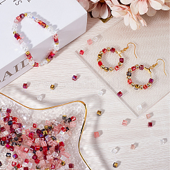 300Pcs 6 Colors Electroplate Glass Beads&nbsp;EGLA-SC0001-36B