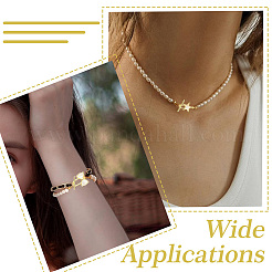 4Pcs 4 Styles Brass Toggle Clasps&nbsp;KK-CJ0003-53