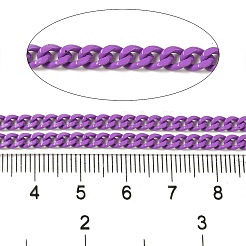 Spray Painted 304 Stainless Steel Curb Chains&nbsp;STAS-B067-05B-11