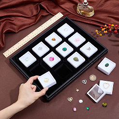 Acrylic and PU Leather Jewelry Trays&nbsp;CON-WH0089-135A