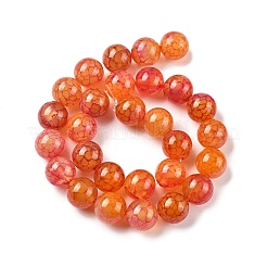 Natural Dragon Veins Agate Beads Strands&nbsp;G-A261-A01-14mm