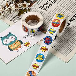 Self-Adhesive Kraft Paper Gift Tag Stickers&nbsp;LS-DIY-G013-A23