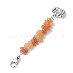 Halloween Pumpkin Alloy Pendant Decorations&nbsp;HJEW-JM02073-01