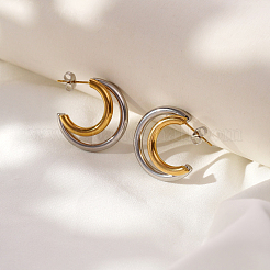 304 Stainless Steel Stud Earrings for Women&nbsp;DQ1821