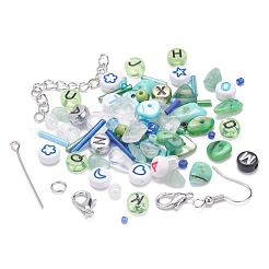 Natural Stone Chip Beads DIY Jewelry Set Making Kit&nbsp;DIY-YW0004-70A