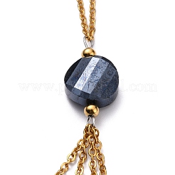 304 Stainless Steel Beaded Necklaces&nbsp;NJEW-H210-A-G