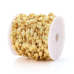 Brass Oval Link Chains&nbsp;CHC-T018-14G