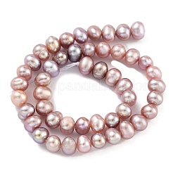 Natural Cultured Freshwater Pearl Beads Strands&nbsp;PEAR-C003-10E