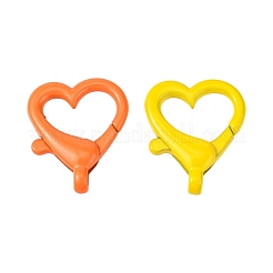 Spray Painted Eco-Friendly Alloy Lobster Claw Clasps&nbsp;X-PALLOY-T080-05-NR