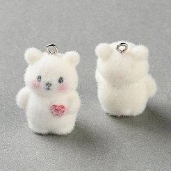 Flocking Opaque Resin Pendants&nbsp;RE-CBA4F9B-06