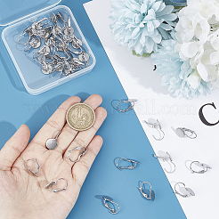 40Pcs 304 Stainless Steel Leverback Earring Findings&nbsp;KK-UN0043-44