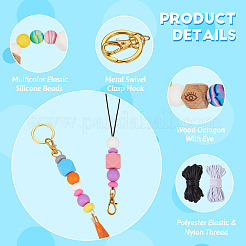 DIY Keychain Bracelet Making Kit&nbsp;DIY-TA0004-19