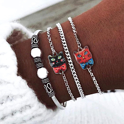 35Pcs 7 Styles Alloy Enamel Connector Charms&nbsp;ENAM-CJ0004-63