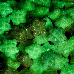 Luminous & UV Plating Opaque  Acrylic Beads&nbsp;OACR-G052-08