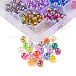 576Pcs 24 Colors Transparent Acrylic Beads&nbsp;MACR-YW0001-95