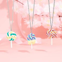 Handmade Polymer Clay Big Pendants&nbsp;CLAY-NB0001-25
