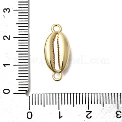 Brass Shell Shape Connector Charms&nbsp;KK-H529-11G