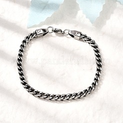 304 Stainless Steel Wheat Chain Bracelets for Men Women&nbsp;BJEW-B140-05P