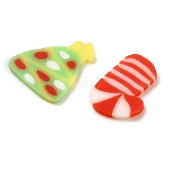 Christmas Theme Handmade Polymer Clay Cabochons&nbsp;CLAY-Q004-06A