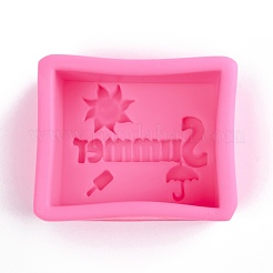 Word Summer Silicone Molds&nbsp;X-DIY-R078-22