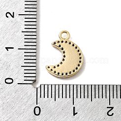 Brass Micro Pave Cubic Zirconia Charms&nbsp;KK-H089-07B-G
