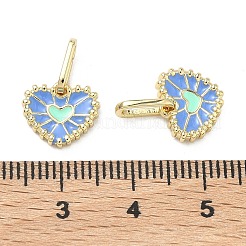 Brass Enamel Pendant Decorations&nbsp;KK-F933-05C-G