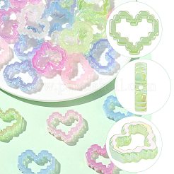 30Pcs UV Plating Acrylic Beads&nbsp;MACR-FS0002-43