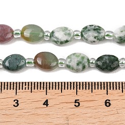 Natural Quartz Crystal & Crazy Agate & Green Spot Jasper & Unakite & Green Strawberry Quartz & Indian Agate Beads Strands&nbsp;G-Z135-A14