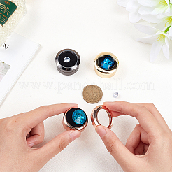 3Pcs 3 Colors Alloy & Stainless Steel Loose Diamond Boxes&nbsp;CON-FG0001-07