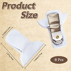 8Pcs Iron Anti-slip Cloth Clips&nbsp;FIND-CN0001-69