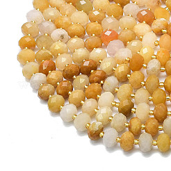 Natural Topaz Jade Beads Strands&nbsp;G-P573-A57-01