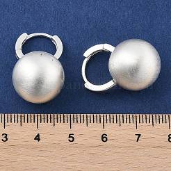 Round Brass Hoop Earrings for Women&nbsp;EJEW-U055-06S