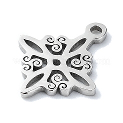 Non-Tarnish 304 Stainless Steel Charms&nbsp;STAS-C097-24P