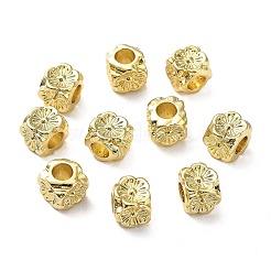 Rack Plating Alloy Beads&nbsp;PALLOY-D024-07A-G