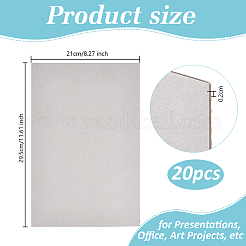 Rectangle Paper Boards&nbsp;LS-AJEW-WH0348-734C