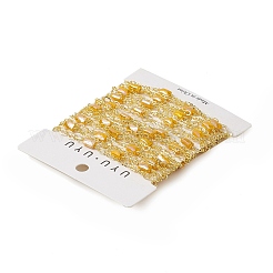 Rack Plating Golden Brass Cable Chains&nbsp;CHC-C026-28