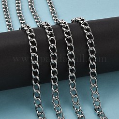 Tarnish Resistant 304 Stainless Steel Curb Chains&nbsp;STAS-O076-18