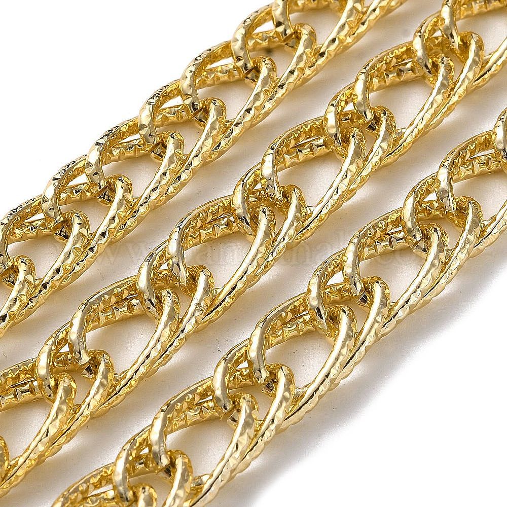 Wholesale Oxidation Aluminum Textured Rope Chains - Pandahall.com