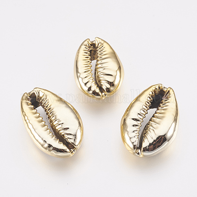 Electroplated Shell Beads&nbsp;BSHE-E024-01A-G-1
