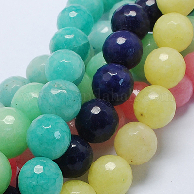 Natural White Jade Bead Strands&nbsp;G-R166-12mm-M2-1