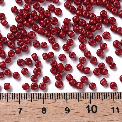 Baking Paint Glass Seed Beads&nbsp;SEED-S001-K14-1