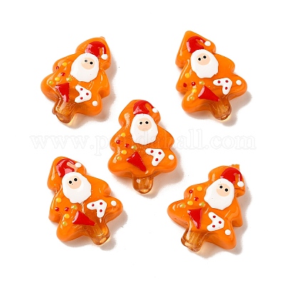 Christmas Theme Handmade Lampwork Beads&nbsp;LAMP-G162-06A-1