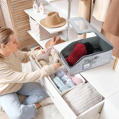 Cloth Hat Organizer Storage Boxes&nbsp;AJEW-WH0699-362-1