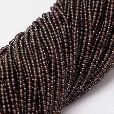Natural Smoky Quartz Beads Strands&nbsp;G-N0195-02-2mm-1