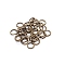 Iron Open Jump Rings, Antique Bronze, 4x0.5mm