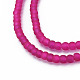 Baking Paint Transparent Glass Bead Strands&nbsp;GLAA-S031-4mm-39-3