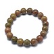 Natural Unakite Bead Stretch Bracelets&nbsp;BJEW-K212-A-042-2