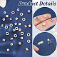 32Pcs 4 Styles Brass Beads&nbsp;KK-BC0012-34-4