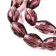 Transparent Glass Beads Strands&nbsp;EGLA-A037-T6x8mm-D13-3